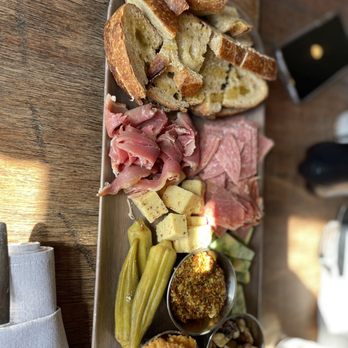 Frothy Monkey - a platter of meat and cheeses - Coffee & Tea Near Me - Franklin, Tennessee