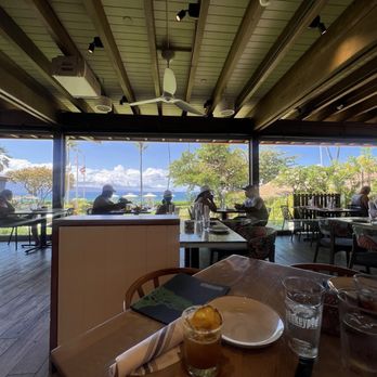 Monkeypod Kitchen - The view from our table - New American Near Me - Lahaina, Hawaii