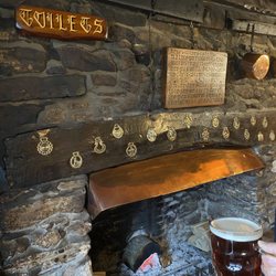 Warren House Inn - Beer by a cozy fire