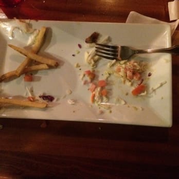 Surf Hut - What's left of the blackened shrimp tacos! Great - Seafood Near Me - Destin, Florida Surf Hut - What's left of the blackened shrimp tacos! Great - Seafood Near Me - Destin, Florida