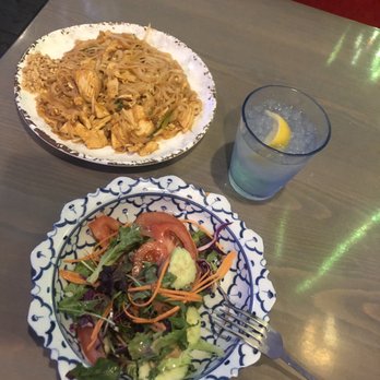 Zen Thai - Asian Salad with Chicken Pad Thai - Thai Near Me - Phoenix, Arizona Zen Thai - Asian Salad with Chicken Pad Thai - Thai Near Me - Phoenix, Arizona