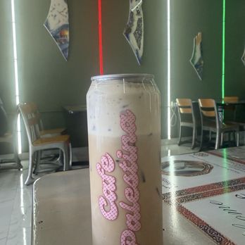 Cafe Palestina - Latte Gimzo 10/10 best Biscoff latte I ever had and the can bottle just makes me enjoy the drink even more!! - Cafes Near Me - Norwalk, California Cafe Palestina - Latte Gimzo 10/10 best Biscoff latte I ever had and the can bottle just makes me enjoy the drink even more!! - Cafes Near Me - Norwalk, California