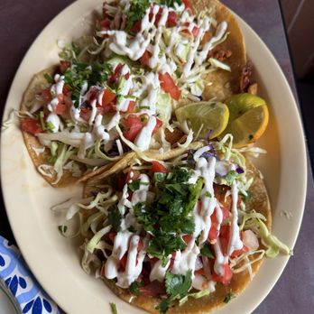 Los Junior's - 3 Fish Tacos - 10/10 delicious! - Mexican Near Me - Vista, California