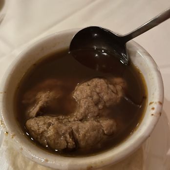 Mader's - The famous liver dumpling soup! - German Near Me - Milwaukee, Wisconsin