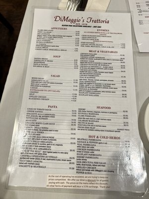 Menu photo 5 DiMaggios Trattoria Port Washington, NY