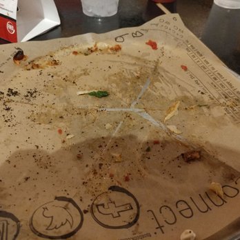 Fired Pie - I dont like how the paper they put the pizza on easily rips. I think I ate some by accident. Not good. - Salad Near Me - Mesa, Arizona