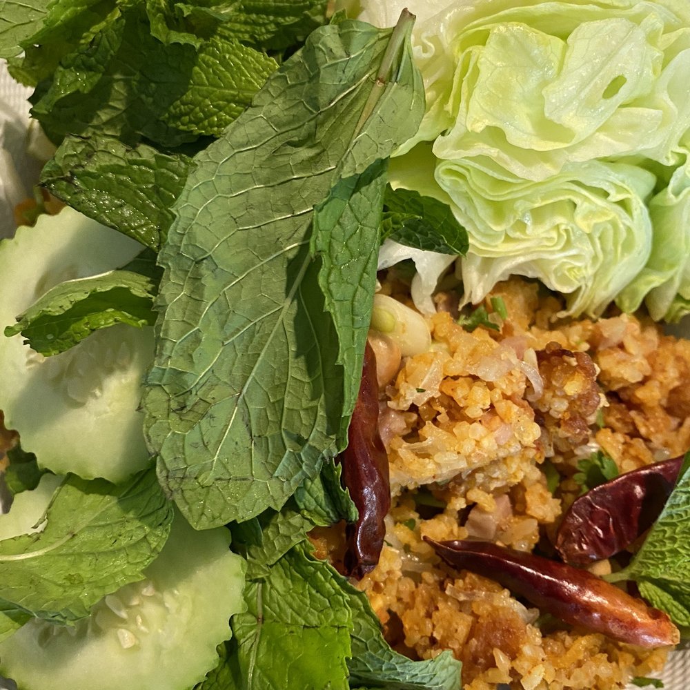 Ahan Lao - 31. Nam Khao-Lao Crispy Rice - Laotian Near Me - Chula Vista, California Ahan Lao - 31. Nam Khao-Lao Crispy Rice - Laotian Near Me - Chula Vista, California