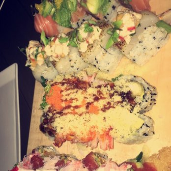 RED - 6/29: (top to bottom) Omega 3, Ocean Breeze (seasonal & kind of smokey), Super Volcano, & Tsunami - Sushi Bars Near Me - Madison, Wisconsin