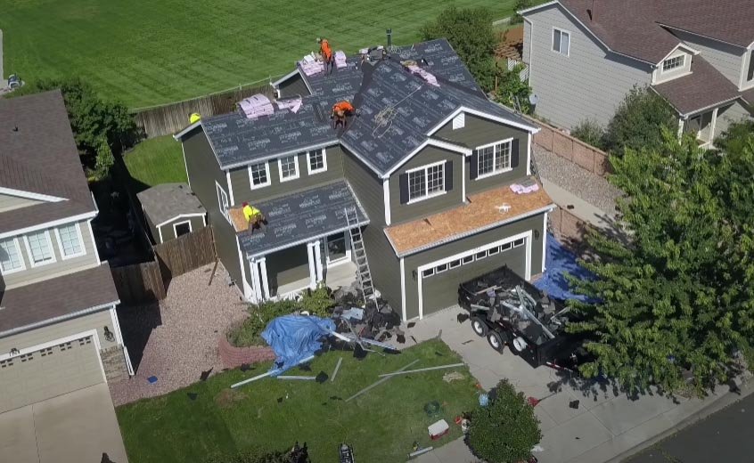 Slide of Duluth Roofing Company