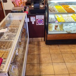 mot of the sweets on display