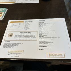 The Patriot Inn - Menu Sept 2024