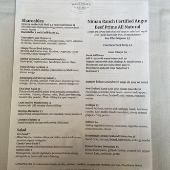 Moussalli’s Prime - Dinner menu - Steakhouses Near Me - Edwardsville, Illinois Moussalli’s Prime - Dinner menu - Steakhouses Near Me - Edwardsville, Illinois