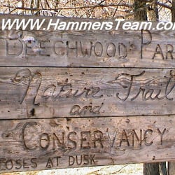 Beechwood Park - The Nature Walk Sign