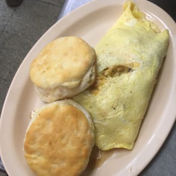 Clenney's Grill - Western omelette with homemade biscuits - American Near Me - Milan, Tennessee Clenney's Grill - Western omelette with homemade biscuits - American Near Me - Milan, Tennessee