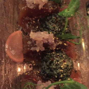 Barn Joo 35 - Shrimp Ceviche with Onigiri - Korean Near Me - New York, New York Barn Joo 35 - Shrimp Ceviche with Onigiri - Korean Near Me - New York, New York
