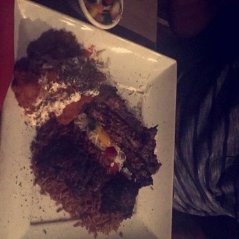 Afghan Bistro - He loved his kabob combo plate! - Afghan Near Me - Springfield, Virginia