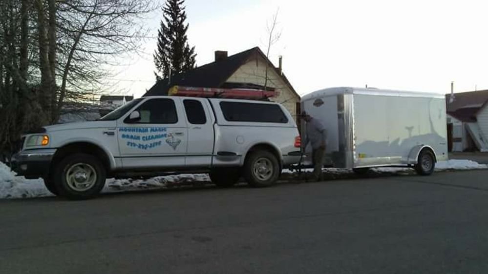 Slide of Mountain Magic Drain Cleaning