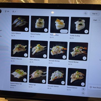 Sushi REV - Tablet for ordering - Sushi Bars Near Me - Rowland Heights, California Sushi REV - Tablet for ordering - Sushi Bars Near Me - Rowland Heights, California