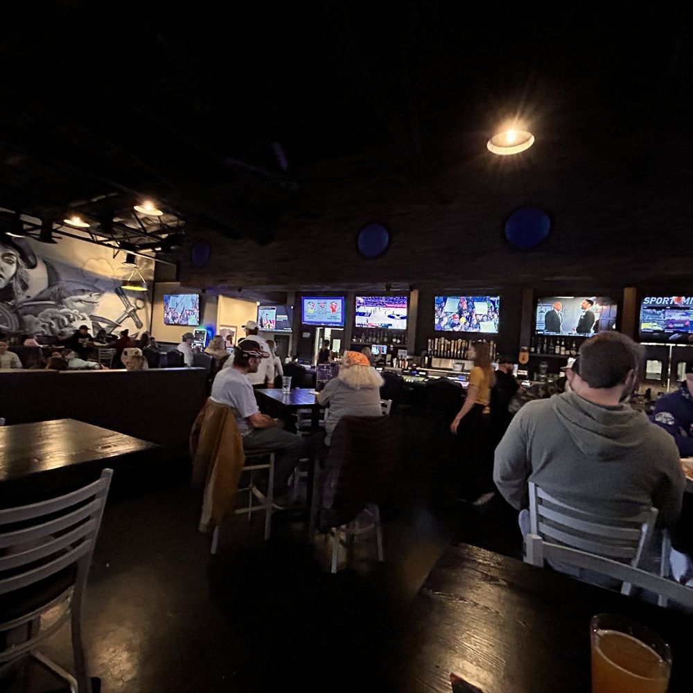Bar area is pretty big Bar area is pretty big