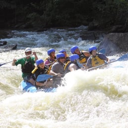 White Water Rafting down the Ocoee River with Raft One was a ton of fun! Our guide Mikey T kept us safe and had us laughing.