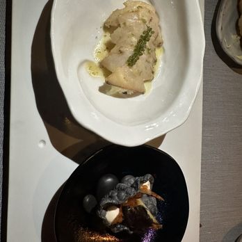 O' by Claude Le Tohic - Abalone dry but side dish was good - French Near Me - San Francisco, California O' by Claude Le Tohic - Abalone dry but side dish was good - French Near Me - San Francisco, California
