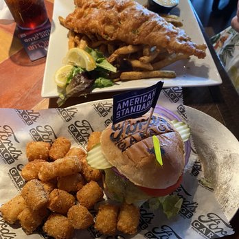 Ford's Garage Florence - Our waiter recommended the tater tots.  We agree they are worthy of mention! - Burgers Near Me - Florence, Kentucky