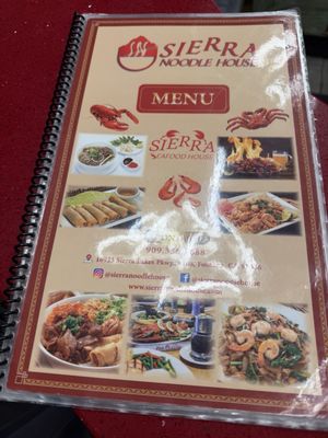 Menu photo 2 Sierra Noodle House Fontana, CA