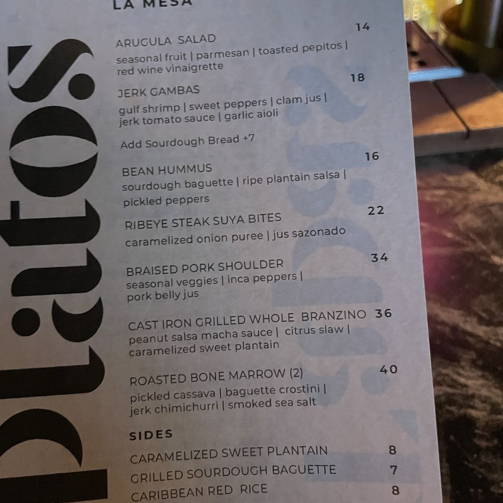 Menu Menu