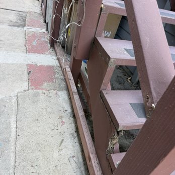 AK Handyman Services - Older stairs with dry rot - Handyman Near Me