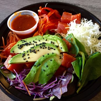 Koriente - Mixmix Bibimbap with Ahi Tuna and avocado - Asian Fusion Near Me - Austin, Texas