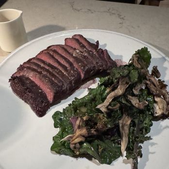 San Laurel - Wagyu flat iron - truffle jus on the side. 10/10 - Spanish Near Me - Los Angeles, California San Laurel - Wagyu flat iron - truffle jus on the side. 10/10 - Spanish Near Me - Los Angeles, California