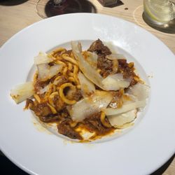 Squisito - Fresh pasta with a short rib meat sauce