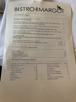 Menu photo 4 Bistro de Margot Burlington, VT