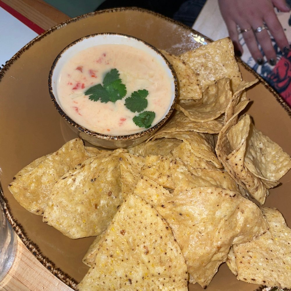 Punch Bowl Social - Queso Dip - GF, V - Gastropubs Near Me - Chicago, Illinois Punch Bowl Social - Queso Dip - GF, V - Gastropubs Near Me - Chicago, Illinois