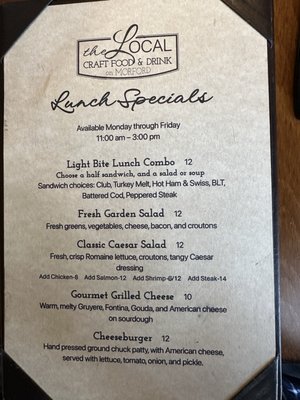Menu photo 2 The Local on Morford Mcminnville, TN Menu photo 2 The Local on Morford Mcminnville, TN