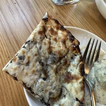 Basant Modern Indian - Mushroom Kulcha w/ Truffle Garlic Butter - Indian Near Me - Chicago, Illinois