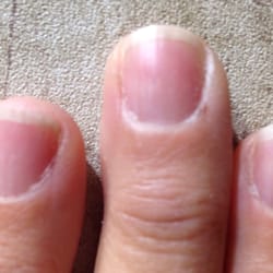 Rumours Hair & Nail Care - What my nails looked like after my manicure