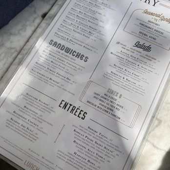 The Henry - Menu. - Coffee & Tea Near Me - Coronado, California