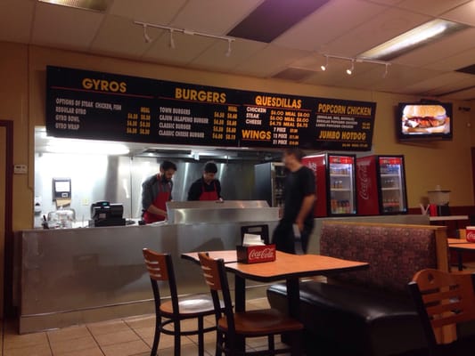 Photo of Gyro Town - Fremont, CA, US. Full menu, with Gyros , burgers, hotdogs, popcorn chicken, and wings