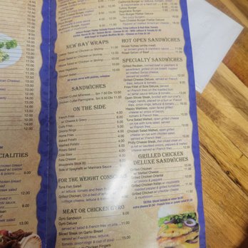 New Bay Coffee Shop - menu (1) - Diners Near Me - Brooklyn, New York