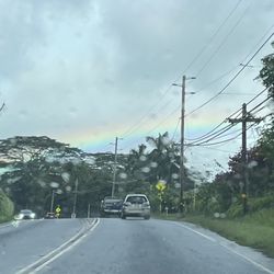 Hanapepe Valley Lookout - Beautiful rainbow on our drive