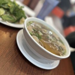 Pho Beef Noodle & Grill - P6. Beef Fatty Flank and Meatballs
