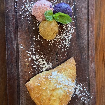 Public Square - Scone with pumpkin, ube, and cranberry butters - Coffee & Tea Near Me - La Mesa, California
