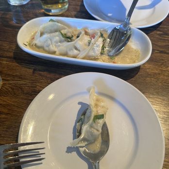 Thai On Canyon - Buddha dumplings in green curry - Thai Near Me - Santa Fe, New Mexico