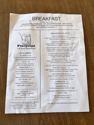 Menu photo 1 Pierpoint Bar & Grill Springville, CA Menu photo 1 Pierpoint Bar & Grill Springville, CA