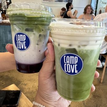 Camp Cove - Blueberry matcha and honey matcha - Cafes Near Me - Sacramento, California Camp Cove - Blueberry matcha and honey matcha - Cafes Near Me - Sacramento, California