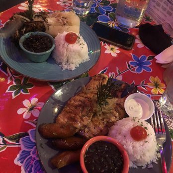 Moreno's Cuba - Left: Mom's Ropa Vieja Right: Abuela Fina's Fricase de Pollo - Cocktail Bars Near Me - Miami Beach, Florida