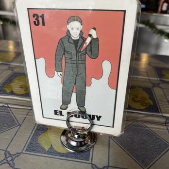 Pinches Tacos - Loteria table marker - Mexican Near Me - Los Angeles, California Pinches Tacos - Loteria table marker - Mexican Near Me - Los Angeles, California