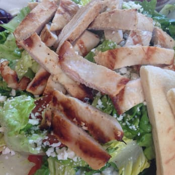 Crest Cafe - Crest Greek with chicken - Greek Near Me - Sacramento, California