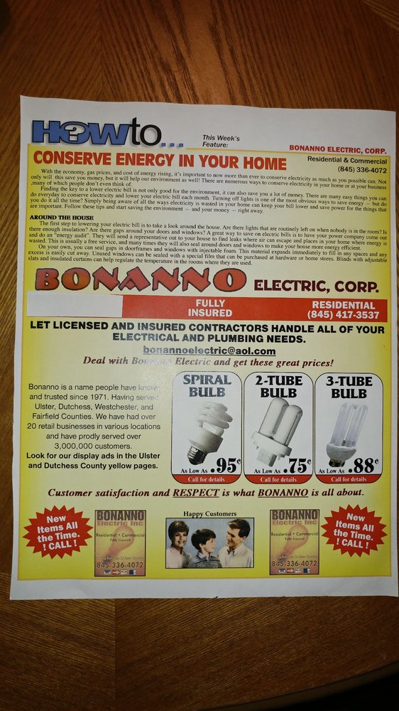 Slide of Bonanno Electric